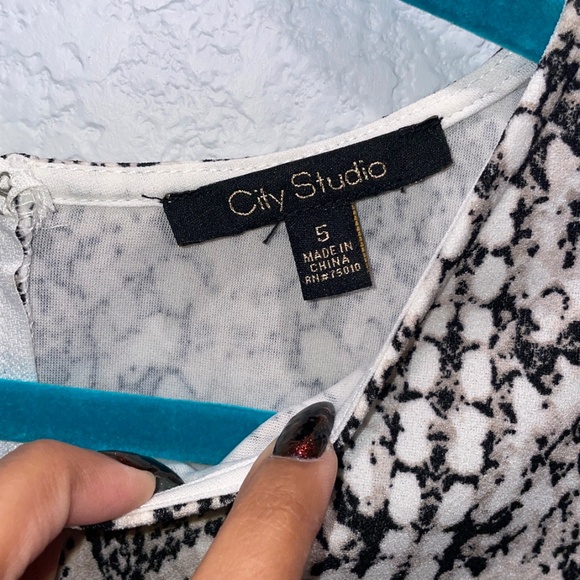 Snake Skin Print Dress - Picture 2 of 6